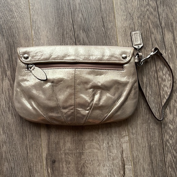 Shiny Coach wristlet - Picture 2 of 3